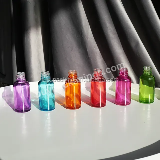 10ml 30ml 50ml Essential Oil Serum Glass Bottle With Dropper With Cosmetic Packaging Paper Box