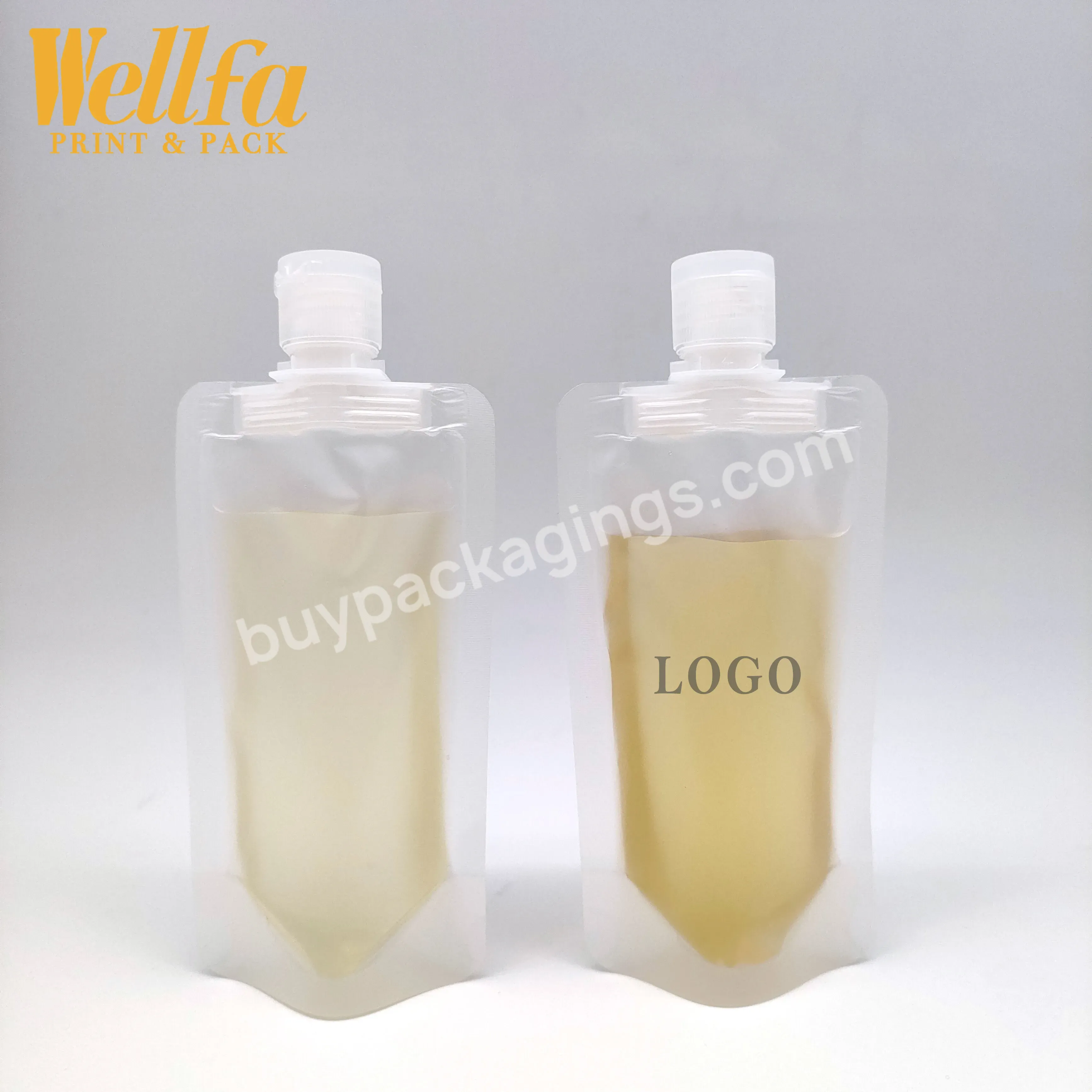 10ml 50ml 100ml Custom Travel Plastic Cosmetic Sunscreen Shampoo Lotion Sample Packaging Liquid Squeeze Bag With Flip-cap