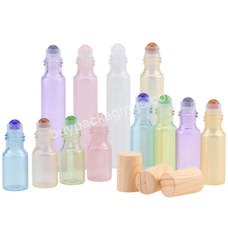 10ml 5ml 3ml Pear Glass Essential Oil Perfume Travel Refillable Roll On Glass Bottles