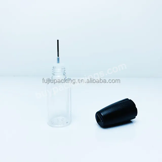 10ml Clear Plastic New Needle Oil Bottle Sewing Glue Empty Bottle Nail Packaging Bottle Needle Type Oil Injection