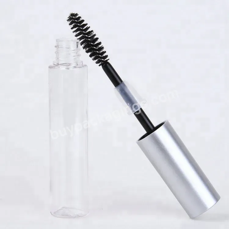 10ml Empty Eyeliner Packaging Vials Clear Body Cap Aluminium Gel Eyeliner Packaging Brush Clear Mascara Tube