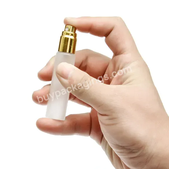 10ml Empty Refillable Frost Glass Spray Perfume Bottle