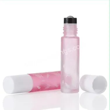 10ml Frosted Customized Color Glass Roll On Essential Oil Bottle