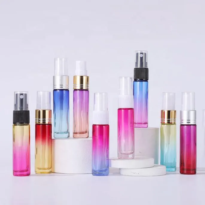 10ml Gradient Glass Perfume Spray Bottle Essential Oil Mist Spray Bottle