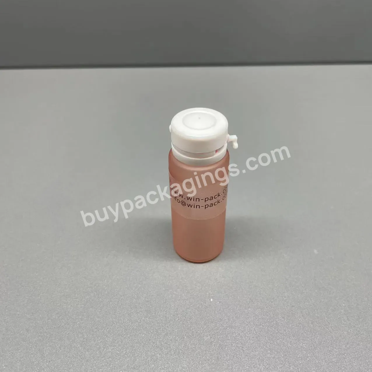 10ml Lock Glass Bottle Penicillin Bottle Powder Liquid Bottle Serum Cosmetic Packaging With Easy-pulling Lid