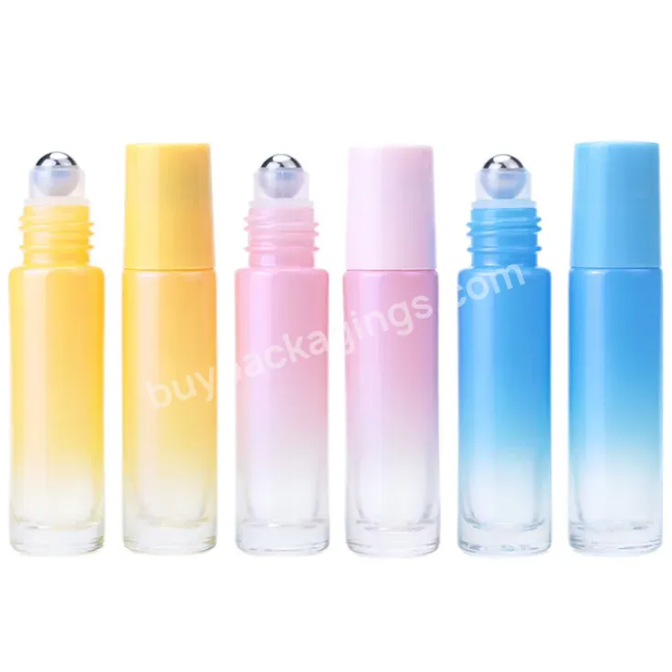 10ml Pearl Gradient Perfume Roll On Glass Bottles