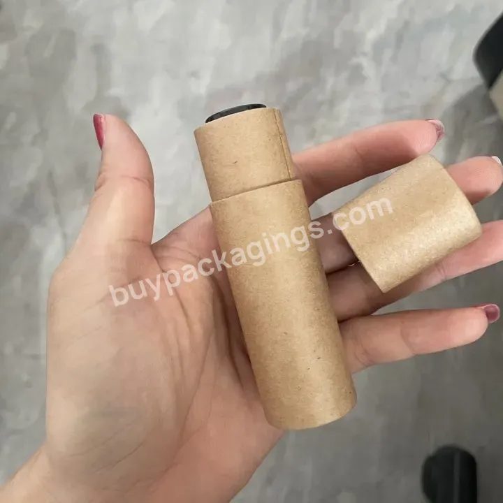 10ml Perfume Oil Roll On Glass Bottle With Roller Ball With Paper Tube