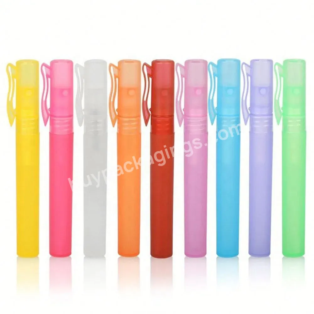 10ml Spray Bottle Mini Perfume Atomizer Small Empty Fine Mist Refillable Container Portable Pen Tube Travel Bottles