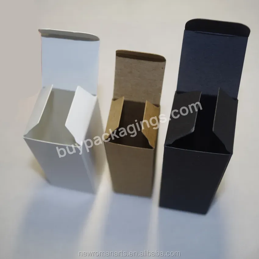 10ml&20ml White Black Kraft Paper Drawer Boxes For Essential Oil Bottles Dropper Bottle Spray Bottle Gift Packaging