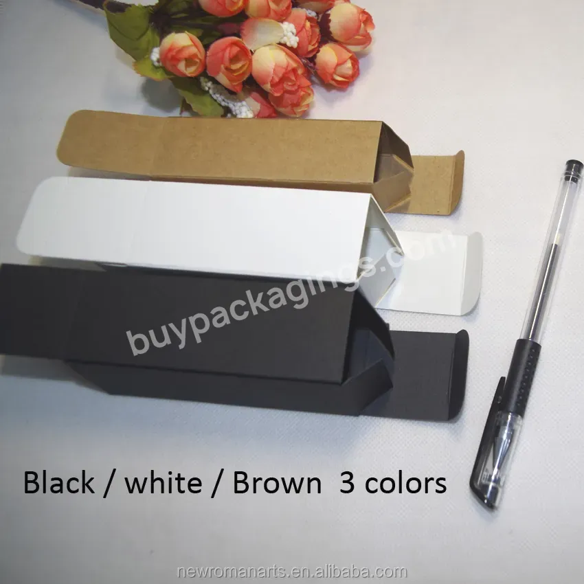 10ml&20ml White Black Kraft Paper Drawer Boxes For Essential Oil Bottles Dropper Bottle Spray Bottle Gift Packaging