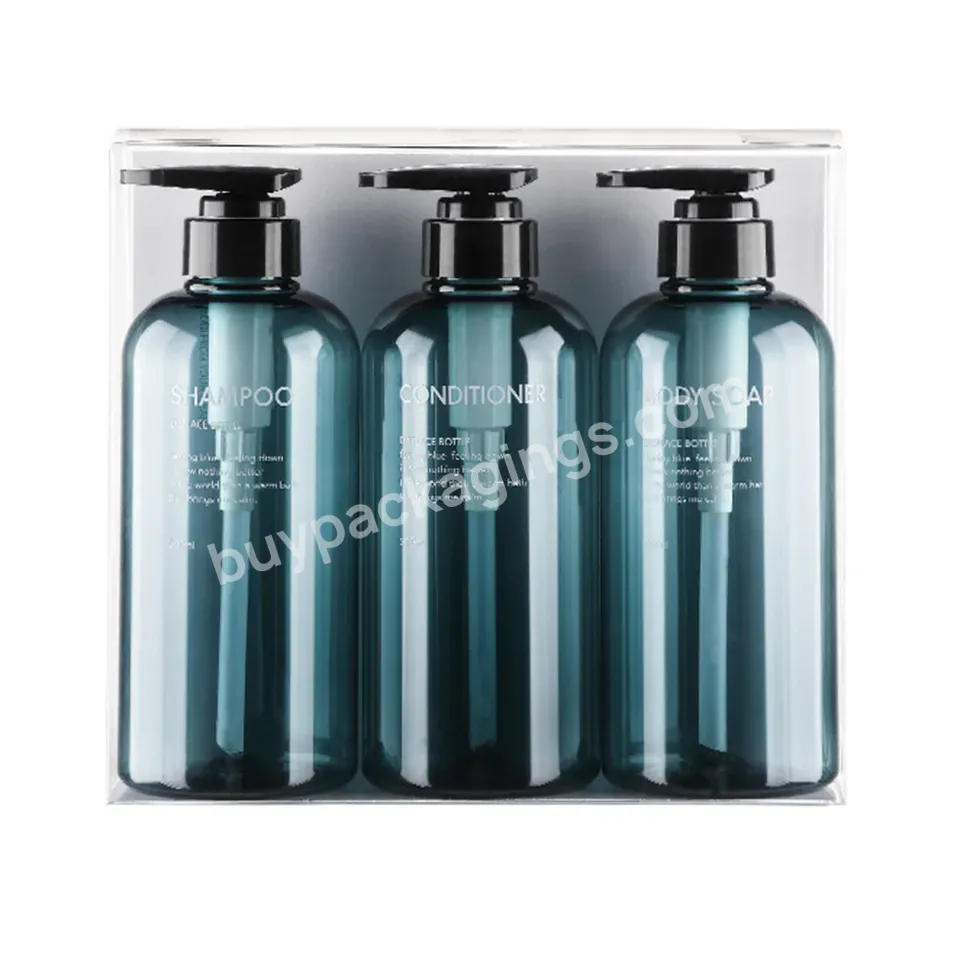 10oz 300ml Shampoo Dispenser Refillable Empty Pump Bottles Hotel Bathroom Shampoo Conditioner Shower Lotion Bottle