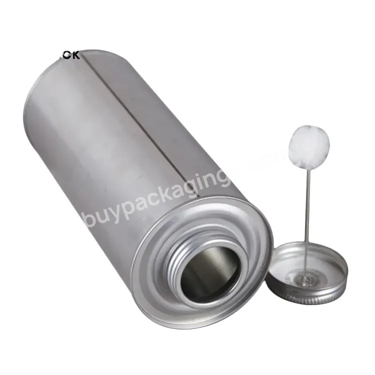 118 Ml/ 4oz Small Tin Can Container Glue Tin Cans,Solvent Cement Cans With Applicator Brush