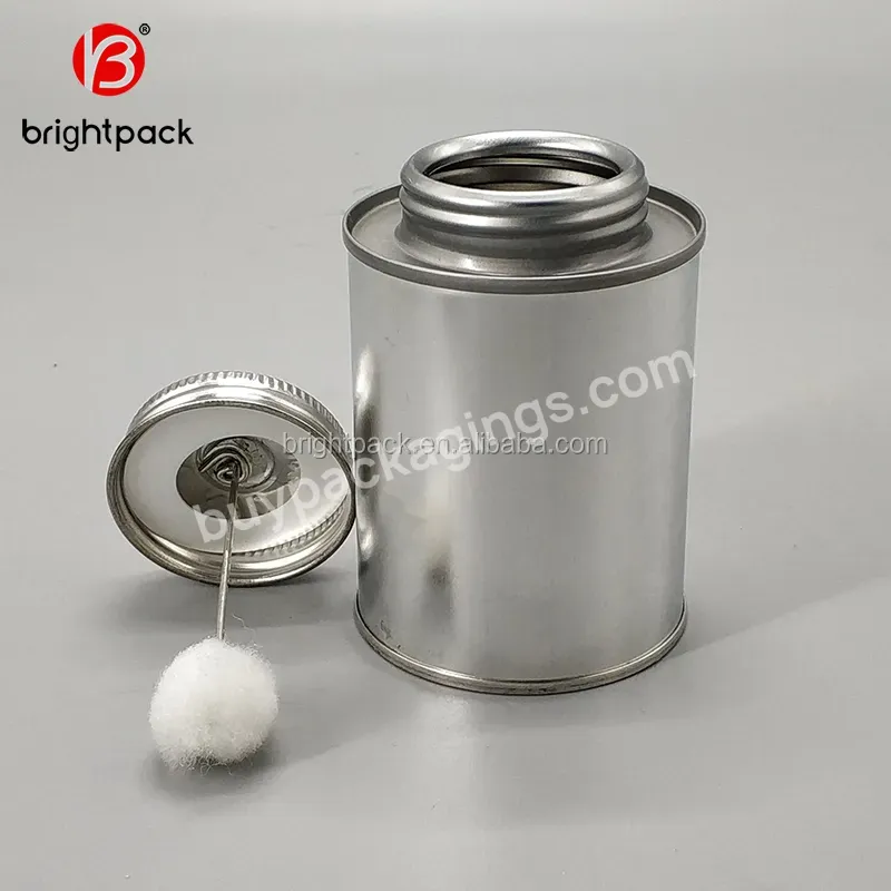 118ml /4 Oz Tin Can For Canning Pvc Solvent Cement With Dauber Or Brush In Screw Top,Glue Tinplate Can Manufacturer