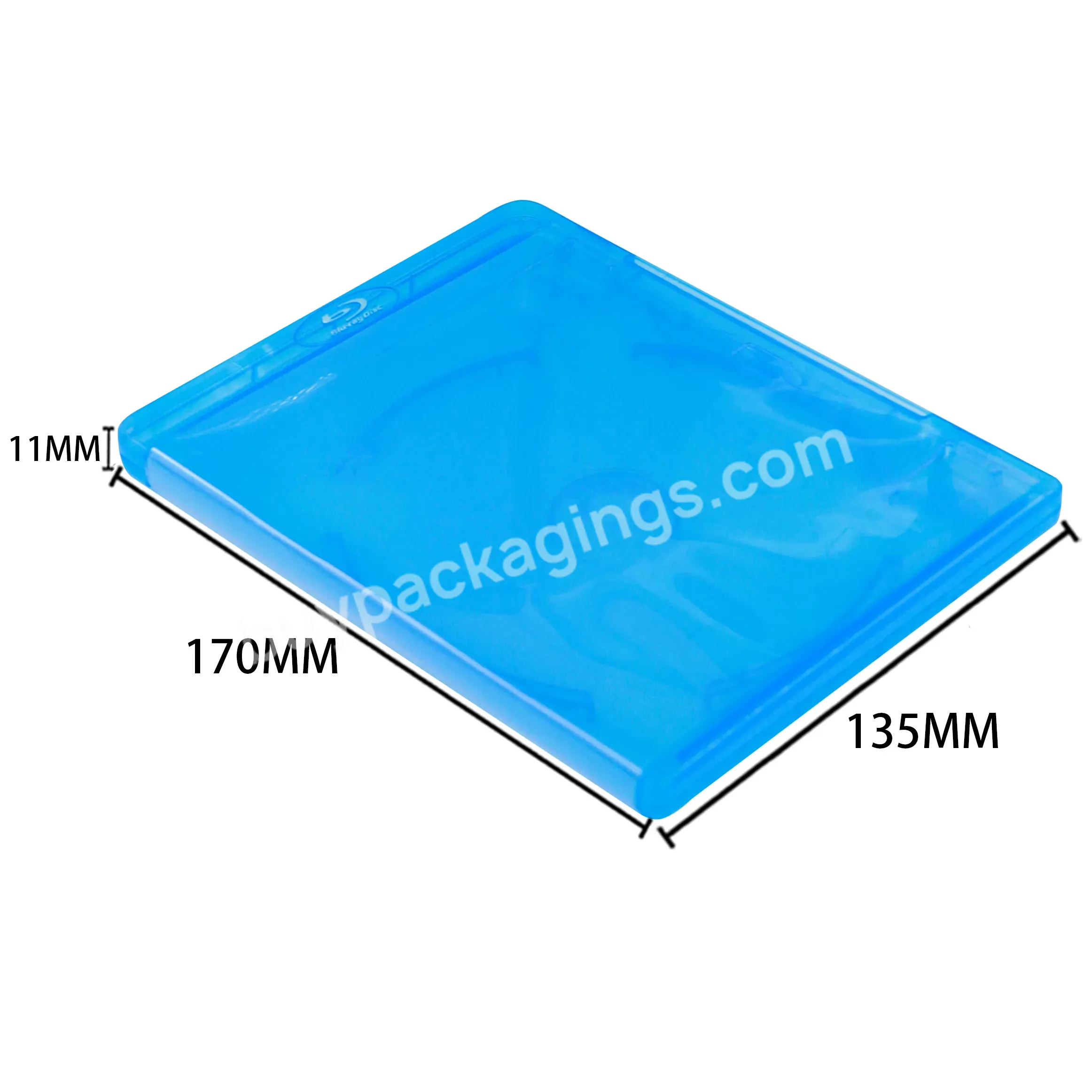 11mm Thickness Blu Ray Case Plastic Single 1 Disc Slim Blu-ray Dvd Case Bluray Box