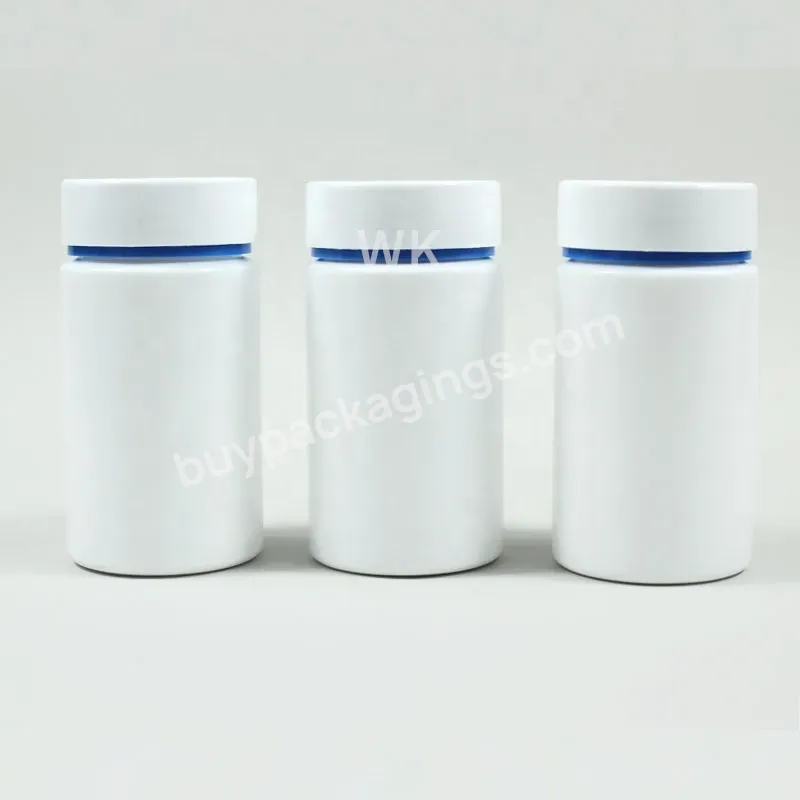 120cc New Purple Pe Empty Plastic Pharmaceutical Vitamin Capsule Supplement Pills Packaging Bottles