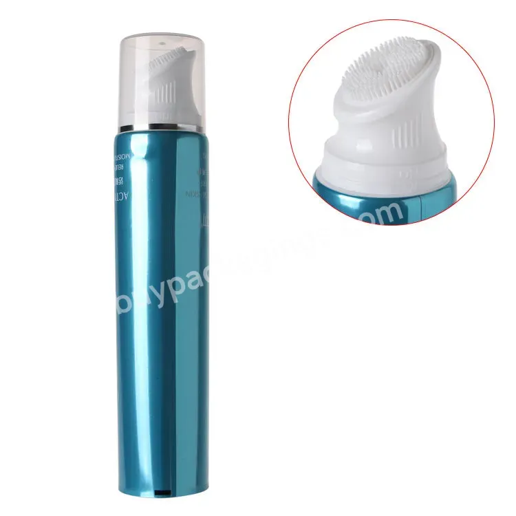 120g 150g Laminated Tube Aluminum Plastic Soft Tube With Silicone Crush Facial Foam Cleaning Tube