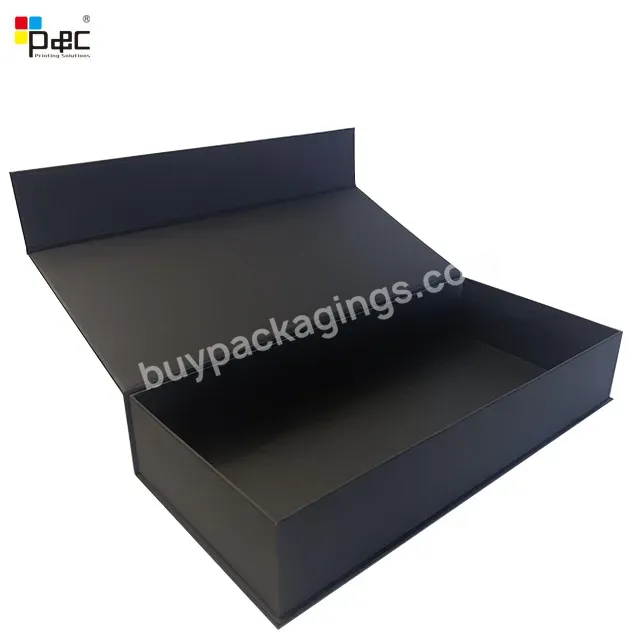 120g Black Card 1000g Black Grey Board Paper Closure Magnetic Gift Box Packaging