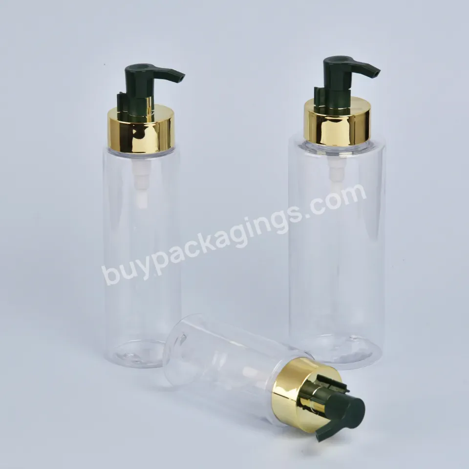 120ml 150ml 180ml Luxury Packaging Empty Pet Lotion Dispenser Bottle For Skincare Cream Lotion Shampoo Bottle