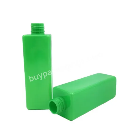 120ml 200ml 250ml Green Square Pet Bottle Empty