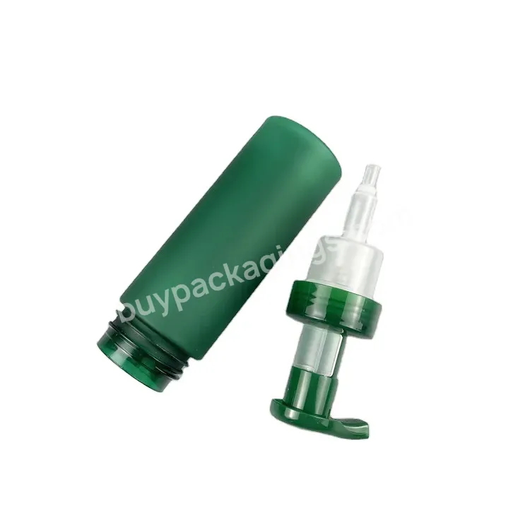 120ml 4oz Foam Cleanser Bottle Green Matte/frosted Foam Pump Bottles