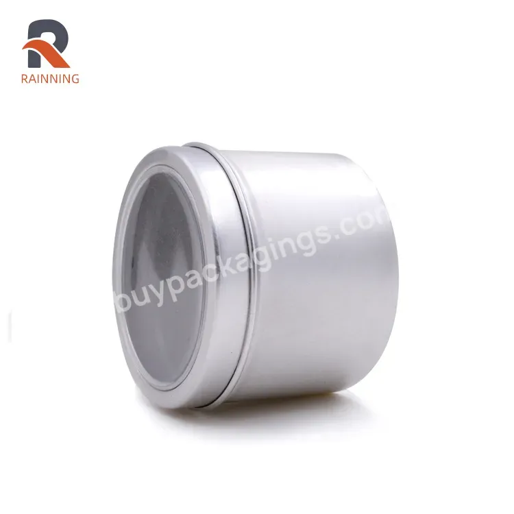 120ml Cosmetic Aluminum Jar,Tin Cans For Cake,Candle Tins For Candle Making