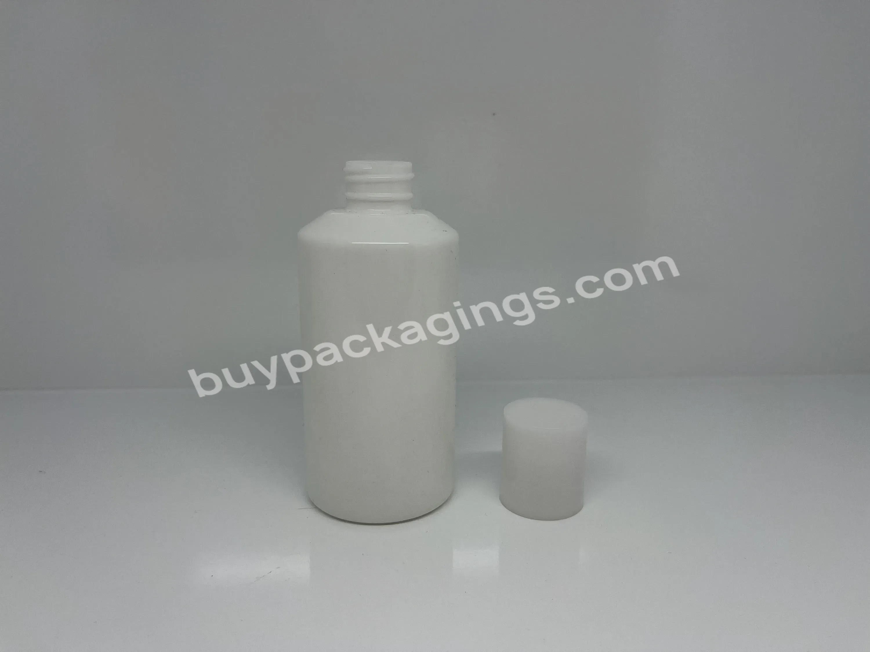 120ml Hot Sale White Porcelain Slant Shoulder White Porcelain Essence Bottle Glass Lotion Bottle Cosmetic Packaging Bottle