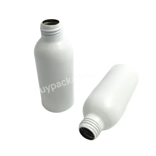 120ml Matt White Aluminum Bottle For Cosmetic Packaging