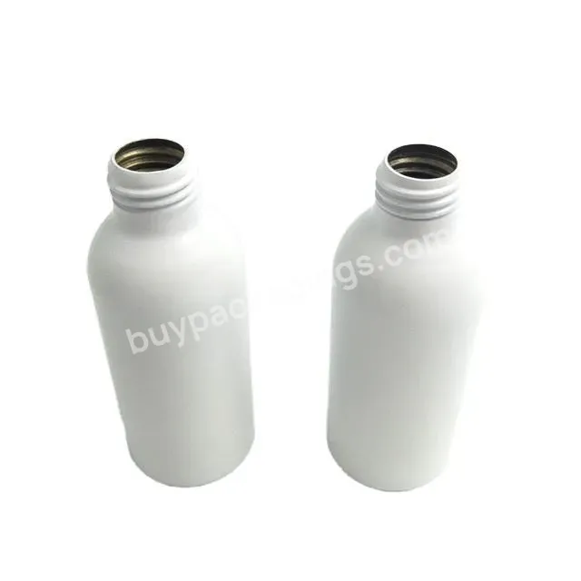 120ml Matt White Aluminum Bottle For Cosmetic Packaging