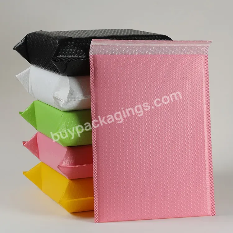 12*15.7inch Envelope Bubble Pink Packaging Bags Poly Bubble Mailers