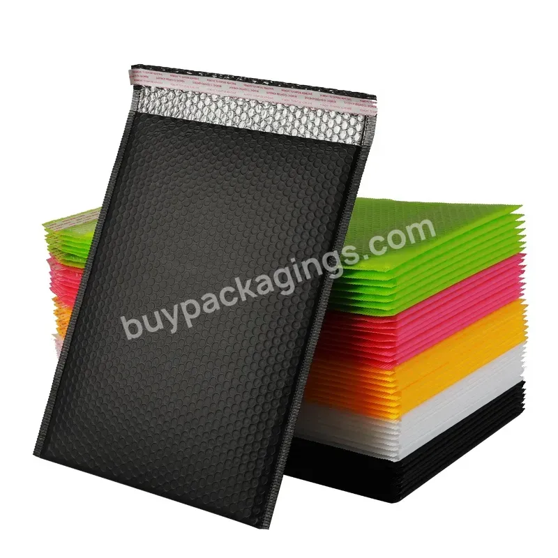 12.5 *18 Inch Matte Bubble Packaging Envelope Padded Mailers Bubble Envelope Polymailer