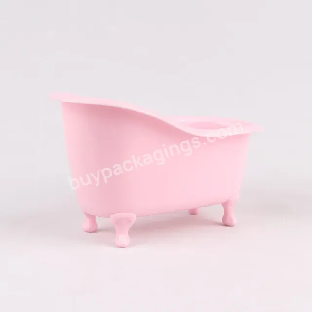 12*6*7cm Pp Material Mini Bathtub Container For Gift Toy Bathtubs Bathroom Accessories