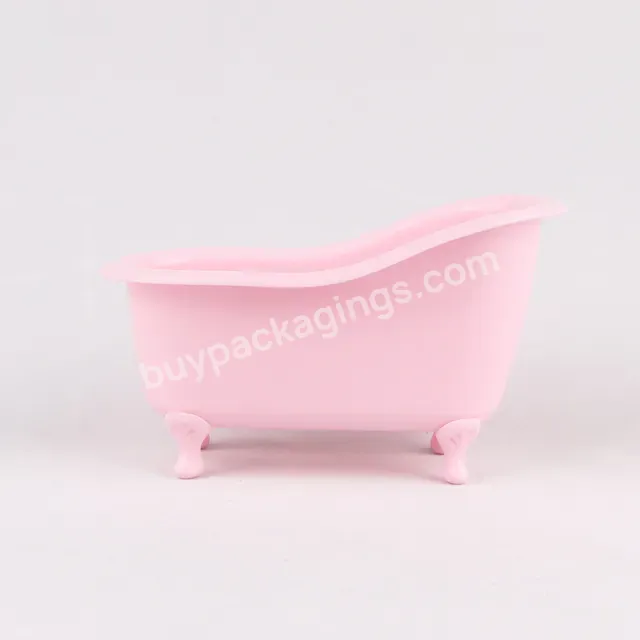 12*6*7cm Pp Material Mini Bathtub Container For Gift Toy Bathtubs Bathroom Accessories