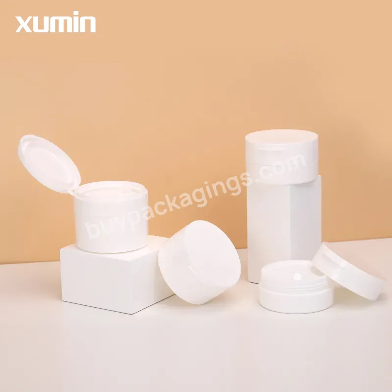 130g China Wholesale Cosmetics Cream Empty Jar 50g 2022 Hot Sale Competitive Price Cream Jar Plastic White Ceramic Jars With Lid