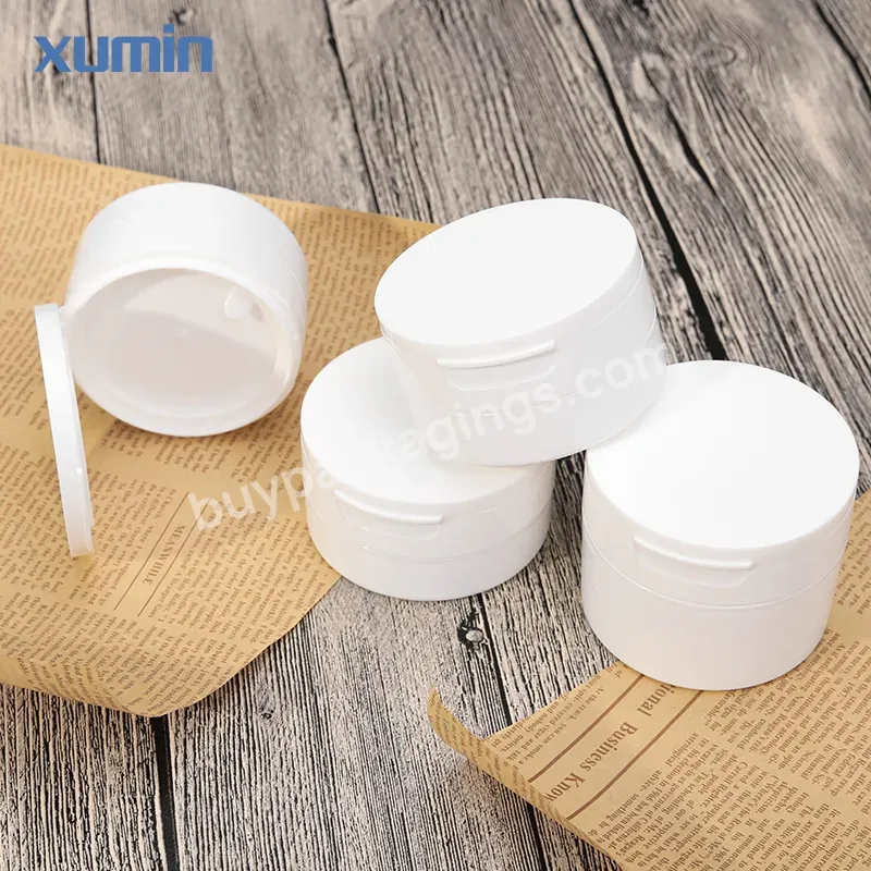 130g China Wholesale Cosmetics Cream Empty Jar 50g 2022 Hot Sale Competitive Price Cream Jar Plastic White Ceramic Jars With Lid