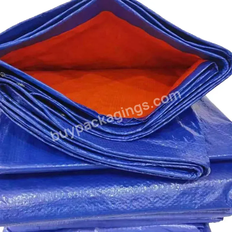 130gsm High Quality Hdpe Coated Blue White Color Plastic Fabric Sheets 100% Waterproof Truck Cover Poly Tarp Pe Tarpaulins - Buy Tarpaulin Factory Polyethylene Laminated Tarpaulin Sheets With Metal Eyelets Rain Cover Pe Waterproof Tarpaulin,Customize