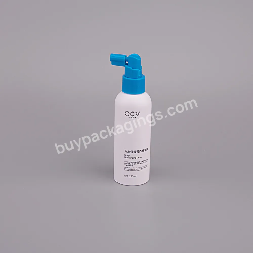 130ml White Pet Round Plastic Bottle Nose Care Nasal Spray Personal Care Nasal Pump Sprayer Bottle