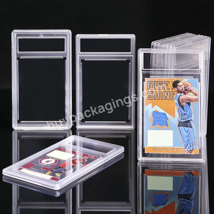 130pt 180pt 360pt Ultrasonic Graded Card Slab Trading Sports Grading Trading Card Holders Case For Charizard Pokemon Card