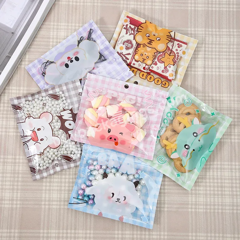 13*15 Cm 5*6 Inch Bags,Unique Packaging Zip Lock Bag,Cute Animal Packaging Bag For Small Business