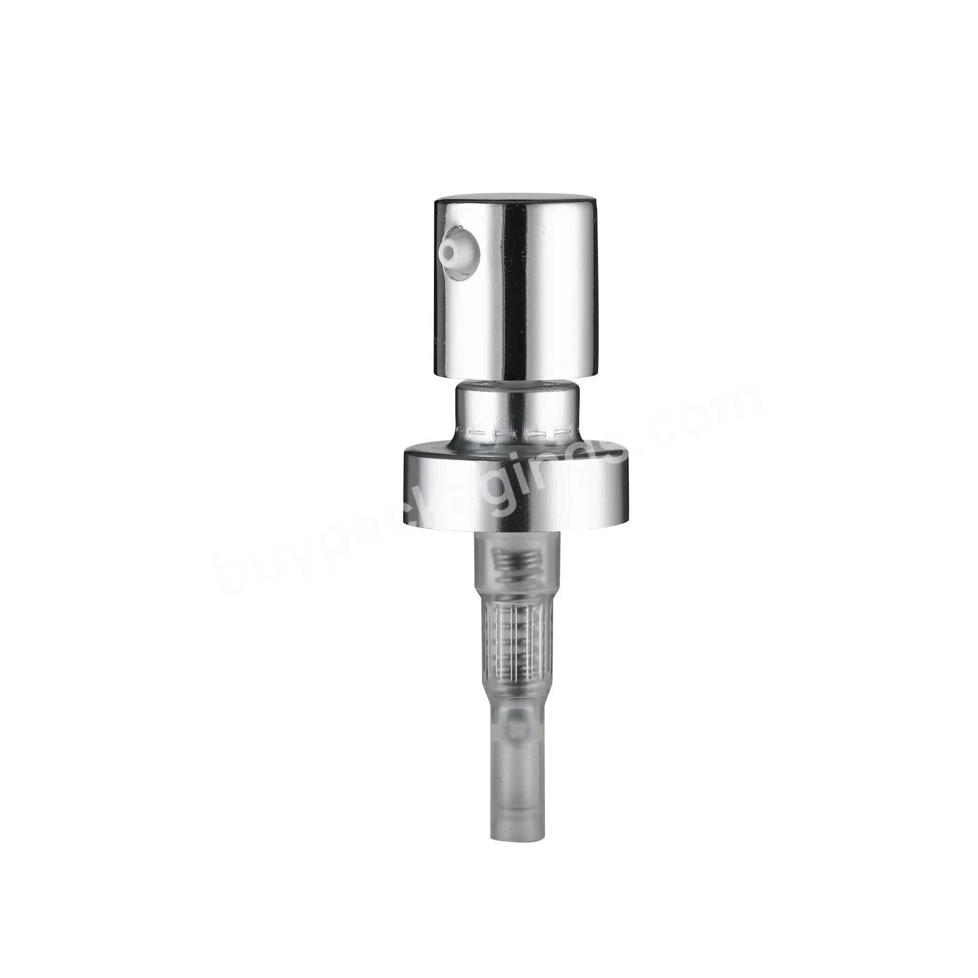 13/15/18/20/24mm Aluminum Silver Crimp Aluminum Treatment Lotion Dispenser Pump - Buy Crimp Pump,Silver Pump,13mm Pump.