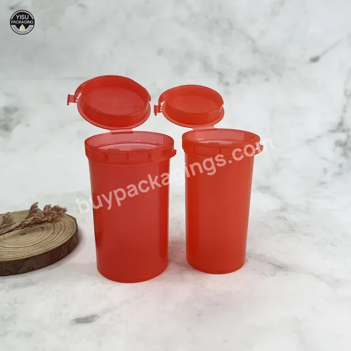 13dram 19dram 30dram 60dram Squeeze Hinged Lid Vial Pop Top Vial Plastic Pop Top Bottle - Buy Pot Pop Top,Pop Top Vial Plastic Pop Top Bottle,Plastic Tube Packaging.