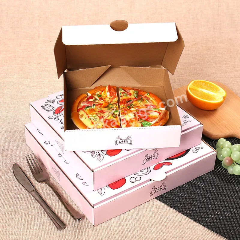 14 15 16 18 20 Inch Pizza Box Custom Size Food Packaging Pizza Delivery Box