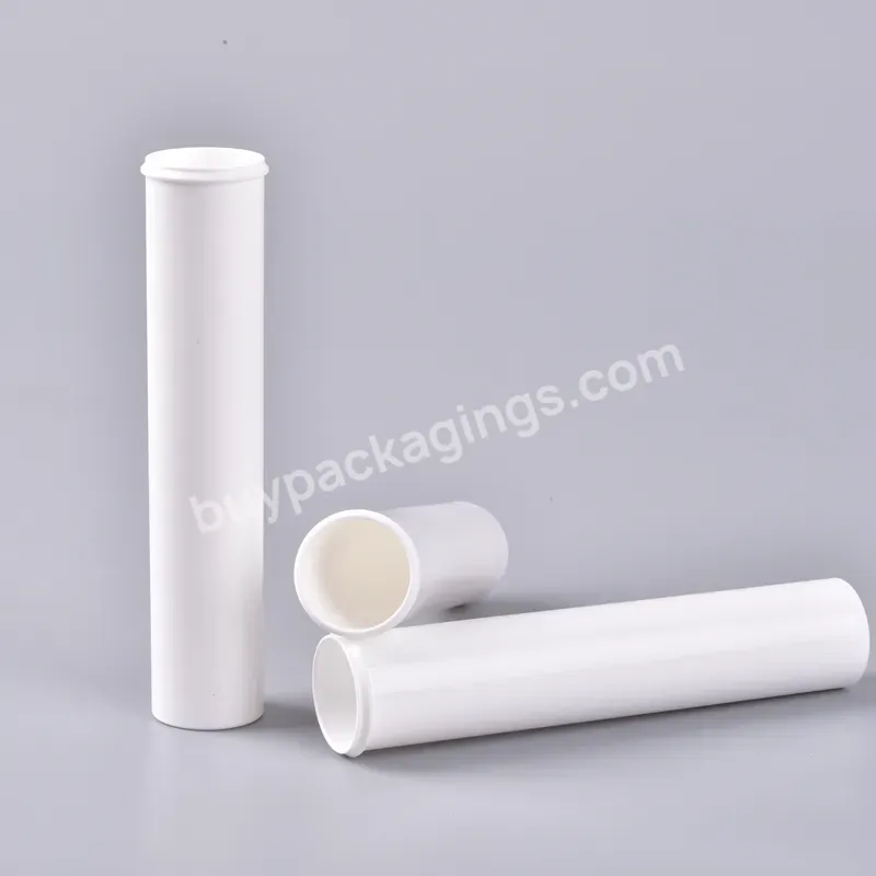 145mm Vitamin Plastic Tablet Tube Effervescent Tablet Bottle Child-proof Plastic Covers Candy Bottle