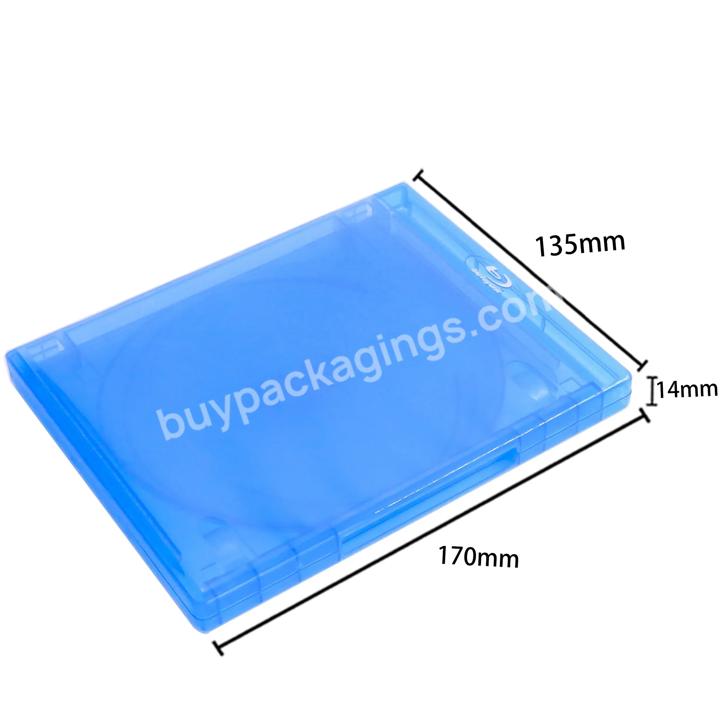 14mm Blank Disk 100gb Bluray Blu-ray Cd Case 4 Discs Dvd 4k Bluray Storage Case With 1 Tray