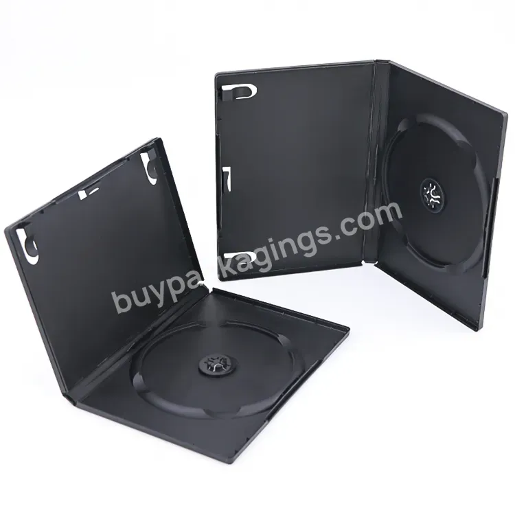 14mm Multipurpose Game Cd Cases Single Disc Clear Cover Plastic Storage Box Packing Cd Dvd Movies Case