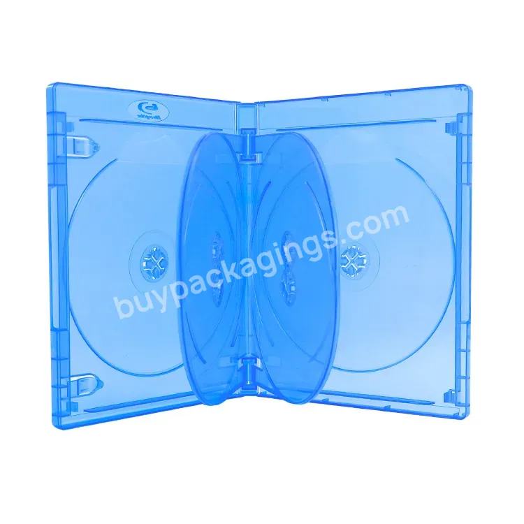 14mm Slim 6 Bluray Dvd Case With Emboss Logo Ps3 Bluray Drive Dvd Case Box