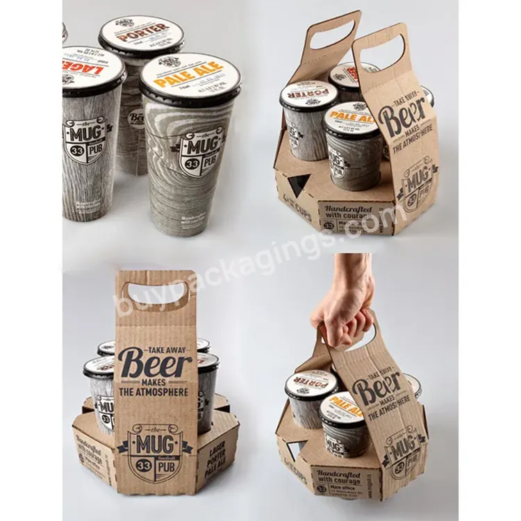 15 16 20 22 24 30 32 40 Oz Big Smoothie Cups With Dome Lids For Water Beer Drink Milk Shake Soda Juice Paper Cup