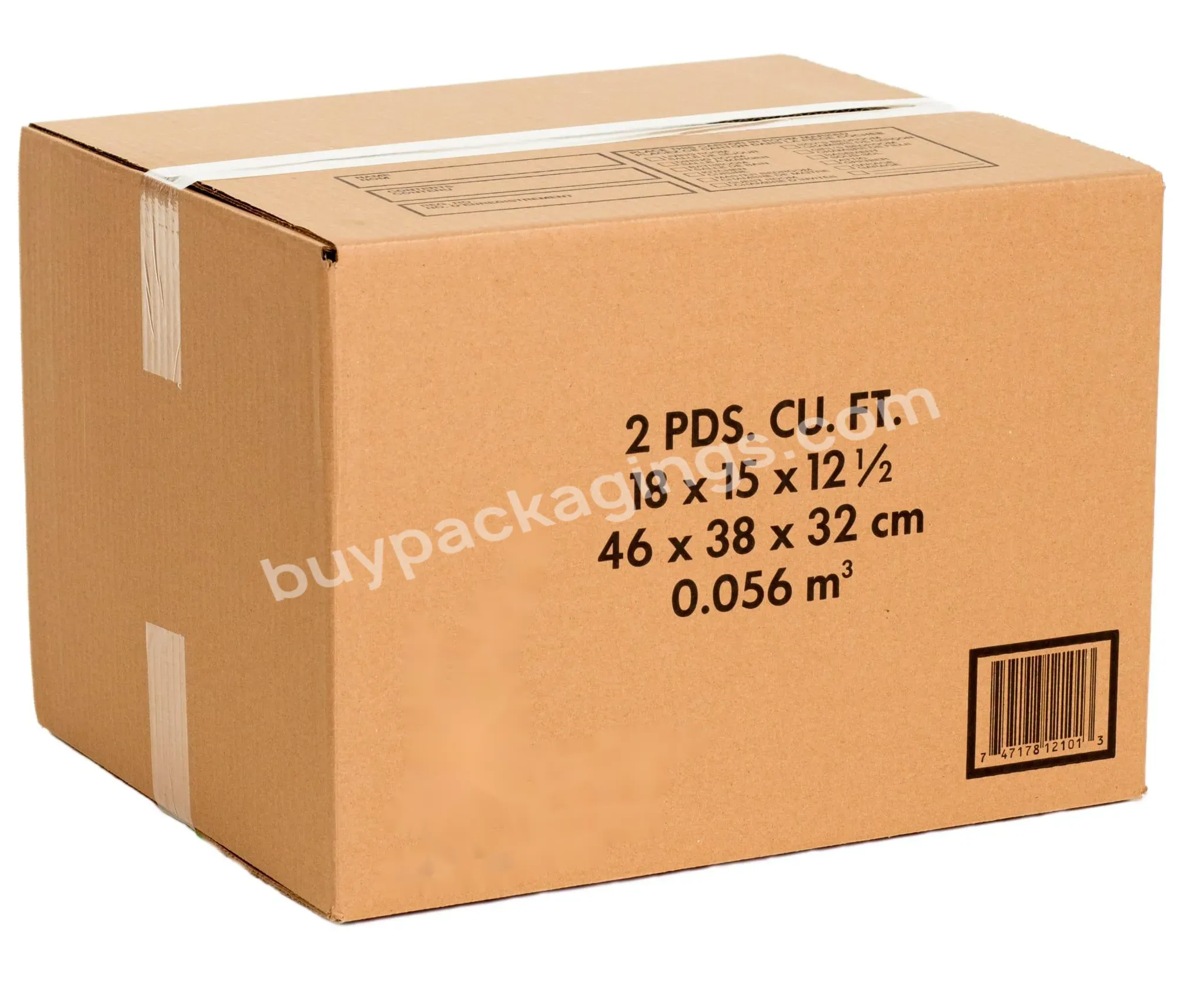 1.5 Cube Small High Quality Recycled Moving Boxes Cardboard Packaging Large Moving Cardboard Storage Box