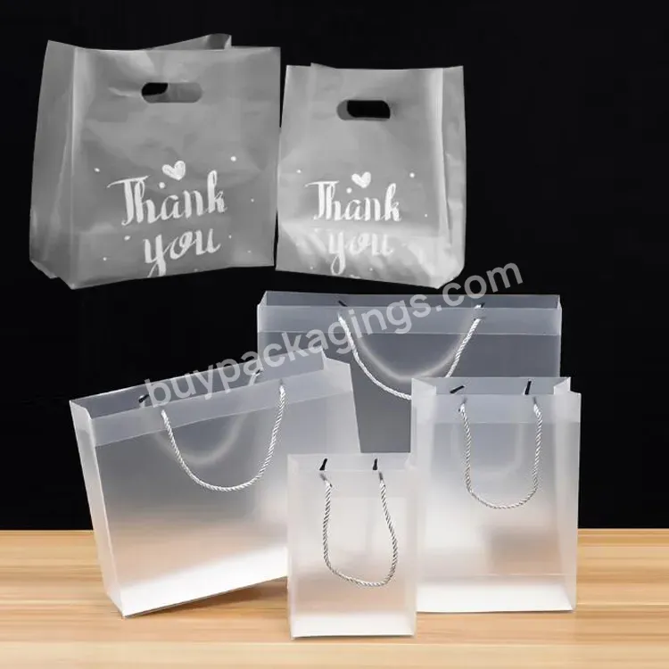 15 Sizes Custom Eco Friendly Clear Transparent Plastic Reusable Waterproof Pvc Shopping Bag