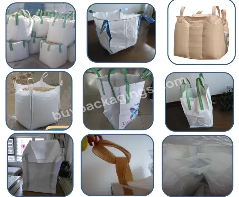 1.5 Ton Fibc Big Bag Bulk Cement Bag 1000kg Jumbo Bag Dimension Hot Sale