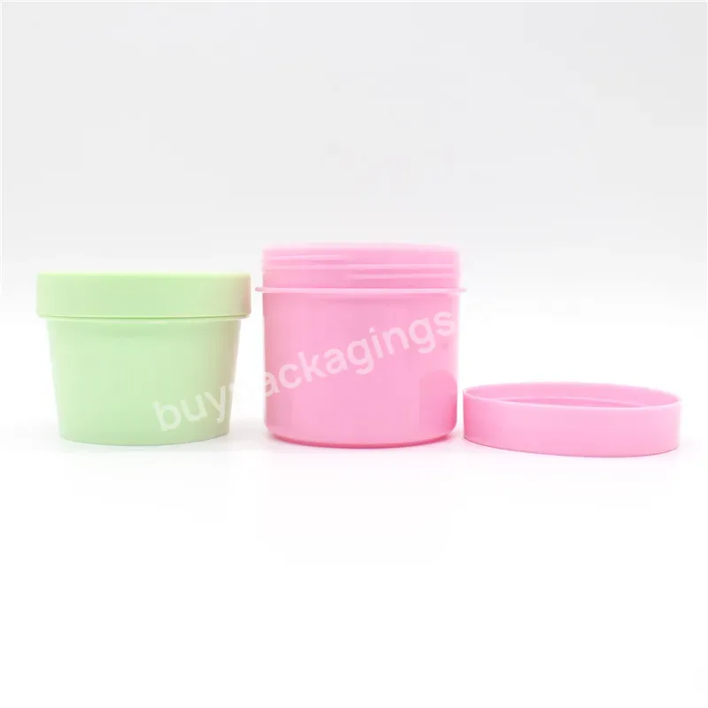 150g 250g 300g 500g Wholesale Eco Friendly Plastic Pp Frosted Matte Empty White Pink Cosmetic Face Cream Body Lotion Jars